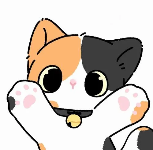 Ảnh avatar mèo chibi gợi hình Nyanko Sensei vui