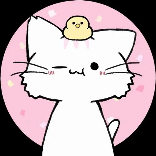 Minh họa mèo chibi giữ biểu cảm hiền