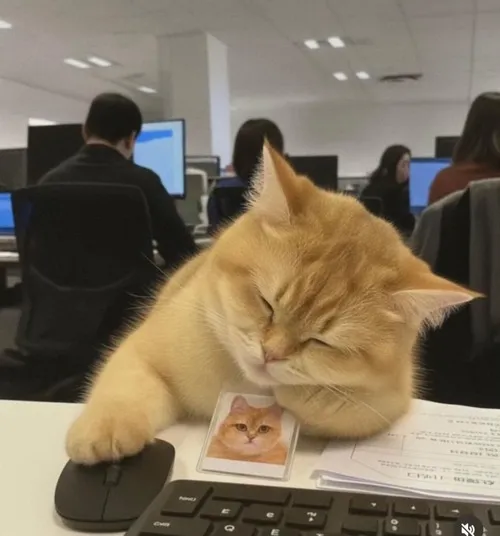 Hình avatar mèo hài hước được chia sẻ trong cộng đồng nuôi mèo