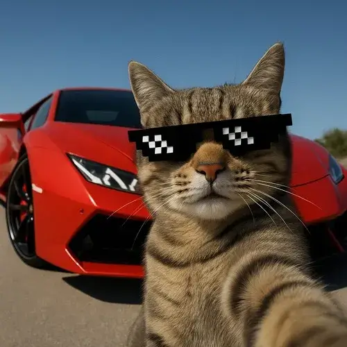 Ảnh đại diện mèo ngầu khắc họa con ngươi đầy cảm giác xa cách