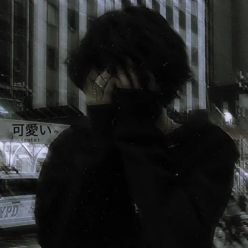 Avatar dễ thương nam buồn với ánh sáng làm rõ chiều sâu cảm xúc