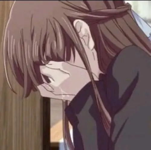 Avatar trầm nữ anime cùng ánh mắt vỡ vụn và nét vẽ mềm