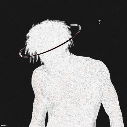 Gương mặt nam trầm tư giữa bóng tối và sự im lặng.