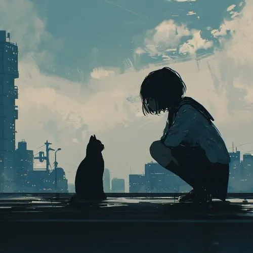 Avatar cảm xúc thất tình mang tâm trạng trầm và vỡ vụn