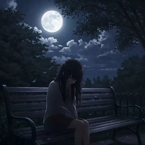 Ảnh đại diện cô đơn thất tình với gam màu trầm