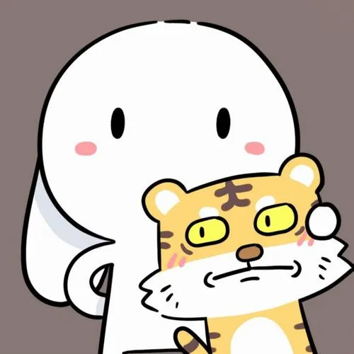 Hình profile thỏ bảy màu biểu cảm hài hước dễ nhớ