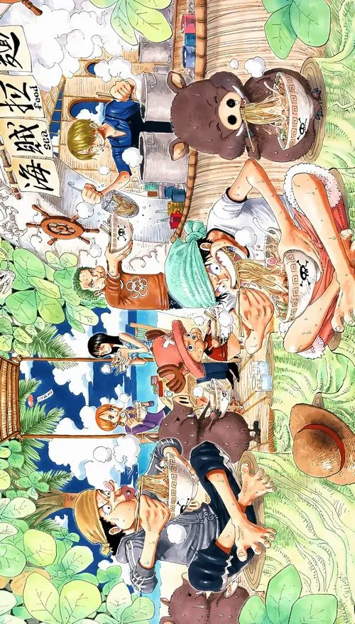 Ảnh băng mũ rơm tụ hội trên Thousand Sunny, đủ mặt đồng đội và khí chất phiêu lưu rực lửa