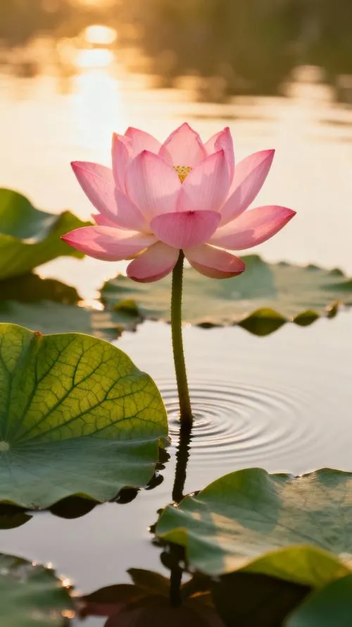 Bông sen có lớp cánh ngoài ôm nhẹ sắc hồng phấn