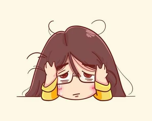 Cô bé chống tay lên má, mắt đỏ hoe, buồn vì nghĩ mãi một chuyện cũ.