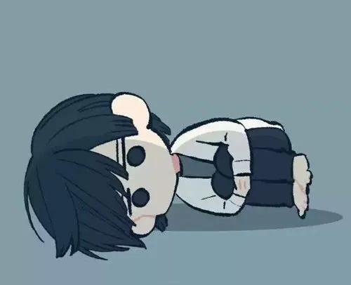 Bộ ảnh chibi buồn mắt đỏ hoe, giấu nỗi buồn trong má hồng