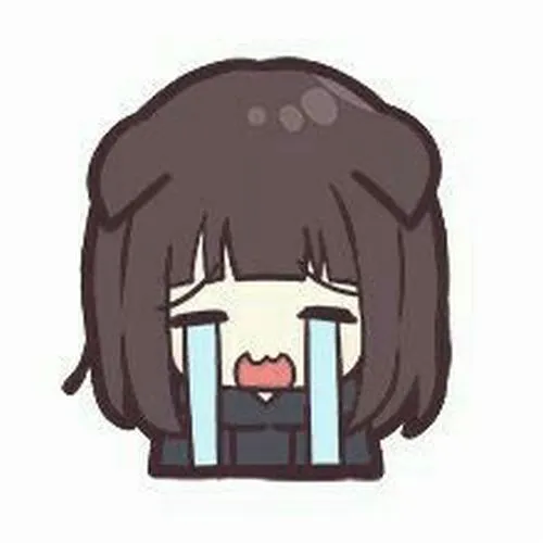 Ảnh chibi ngồi thu mình, im lặng nhưng không hề vô cảm