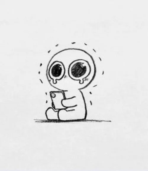 Loạt 44 Ảnh Chibi Buồn Khóc Cô Đơn dành cho lúc lòng u uất như căn phòng tối