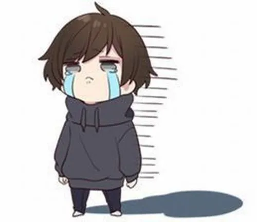 Chibi buồn quay lưng, nói ít thôi để lòng đỡ mệt