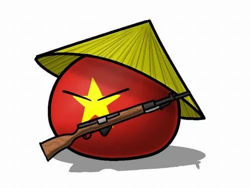 Ảnh vẽ chibi cute tay giơ cao thể hiện cổ vũ giữa bảng màu đỏ vàng