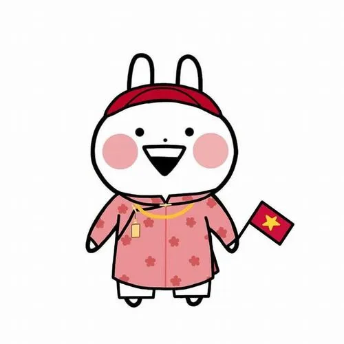 Một kiểu ảnh chibi cầm cờ Việt Nam khiến ai lướt qua cũng muốn thả tim