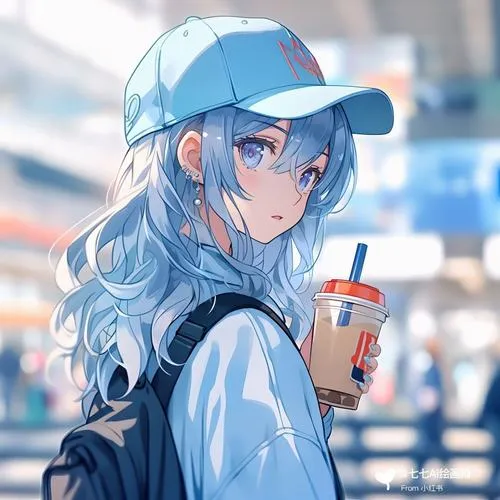 74 Ảnh Chibi Màu Xanh Dương Cute tạo cảm giác dịu mắt trong trẻo dễ thương