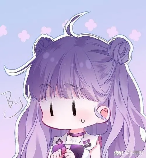 Đường viền mảnh tạo sạch sẽ khiến nền tím làm nổi nhân vật