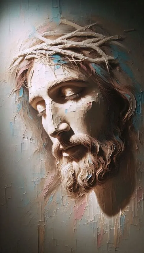 Tưởng nhớ minh họa Giêsu 3D nghệ thuật gợi không khí linh thiêng