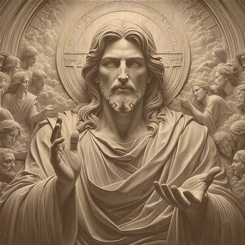 Chiêm ngưỡng ánh sáng huyền ảo phủ lên tượng 3D mịn