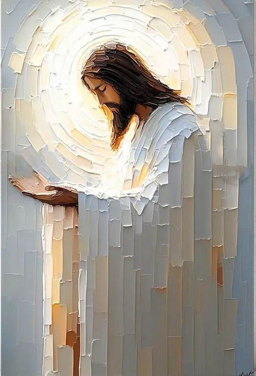 Chiêm ngưỡng ánh mắt hiền của Chúa Giêsu dưới phối sáng tối 3D