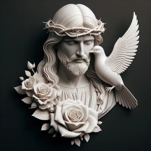 Lắng nghe ánh sáng tạo chiều sâu cho gương mặt Chúa Giêsu 3D