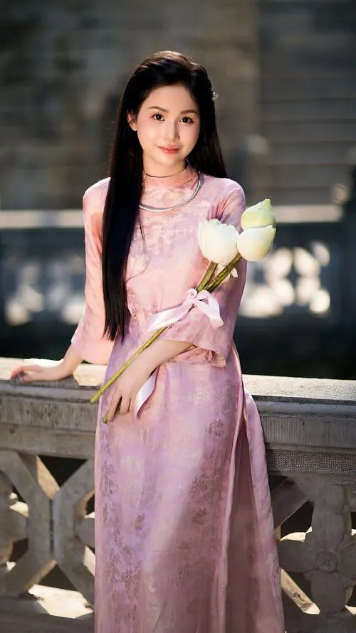 Áo dài cưới cần tư thế nhẹ để tôn đường cong tự nhiên