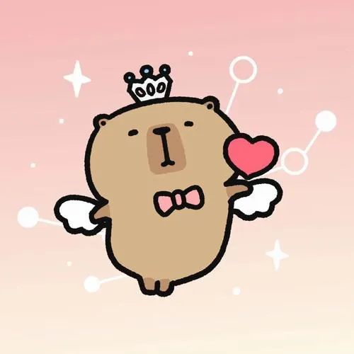 Ảnh đại diện Capybara chibi khi bạn muốn profile bớt căng thẳng