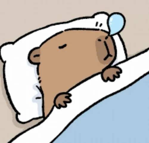 Capybara chibi thiện cảm bình thản dễ mến hiền dịu