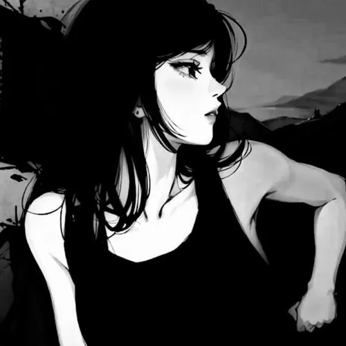 Phong cách shading trắng đen tạo bóng đổ rõ