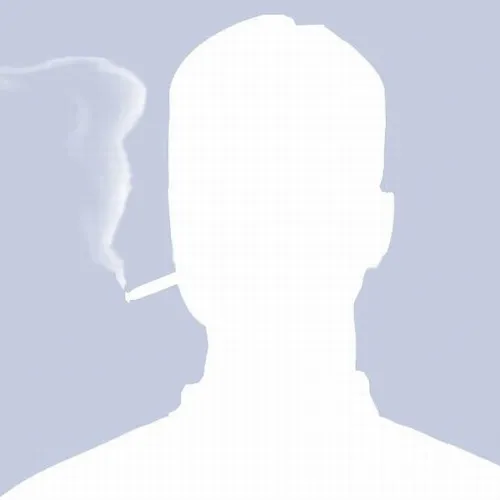 Hình avatar cute hoạt hình nam màu xanh đậm gọn mắt