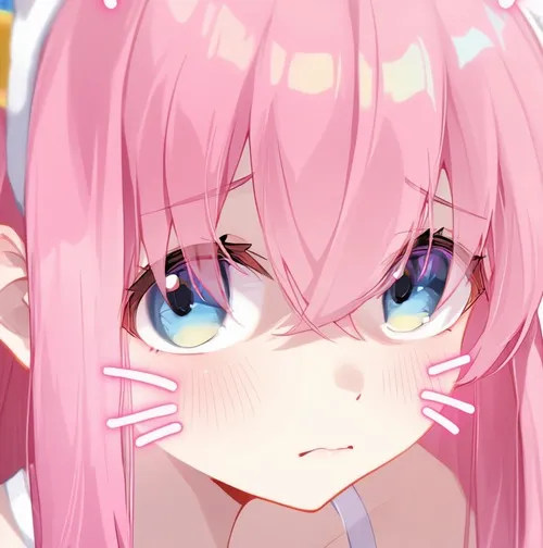 Ảnh đại diện cá nhân anime nữ moe style cùng biểu cảm anime ngây thơ