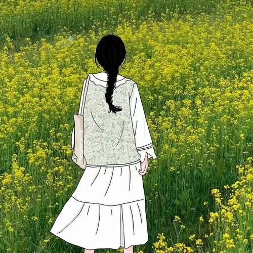 Ảnh trang cá nhân nữ nhìn nghiêng nhẹ ánh vàng tôn mũi