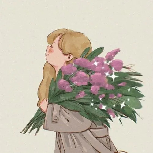 Ảnh profile nữ match với ảnh chat nền trơn tối giản