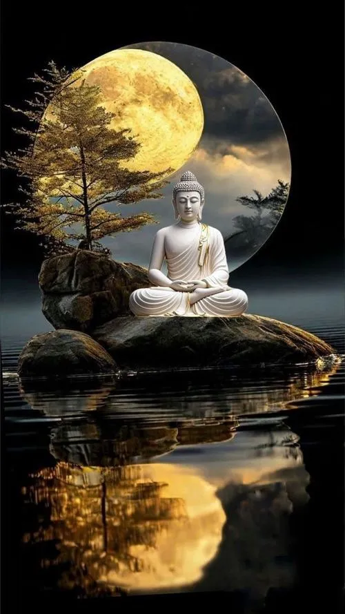 Tạo không gian trang nghiêm trong chùa với tượng Phật an nhiên