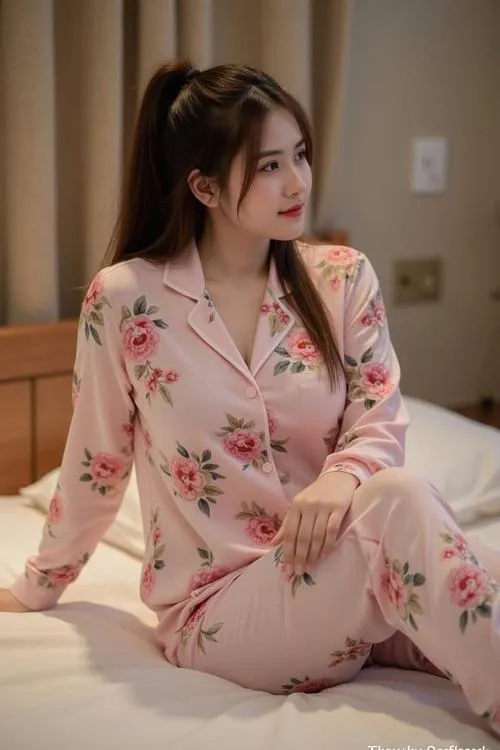 Lớp vải mỏng ôm dáng đồ ngủ sexy