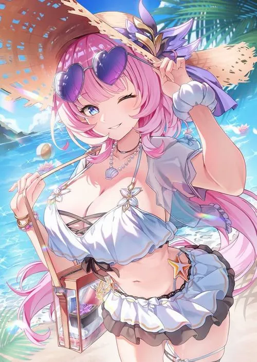 Gái anime gợi cảm khoe làn da sáng tự nhiên mềm