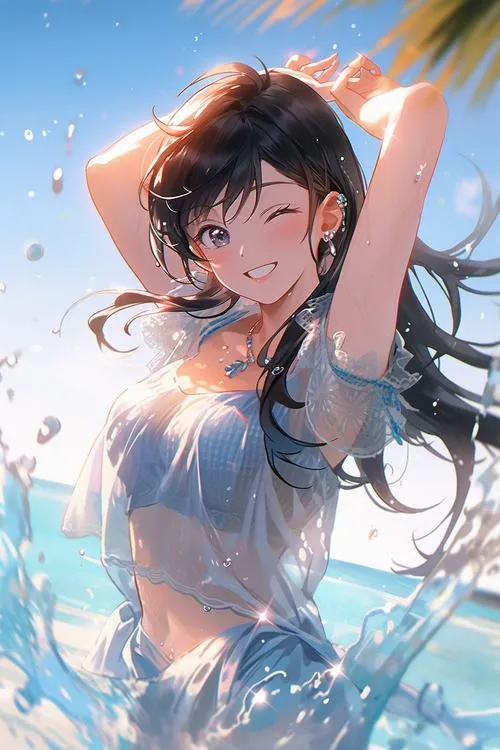 Gái đẹp phong cách sexy khoe ánh mắt anime