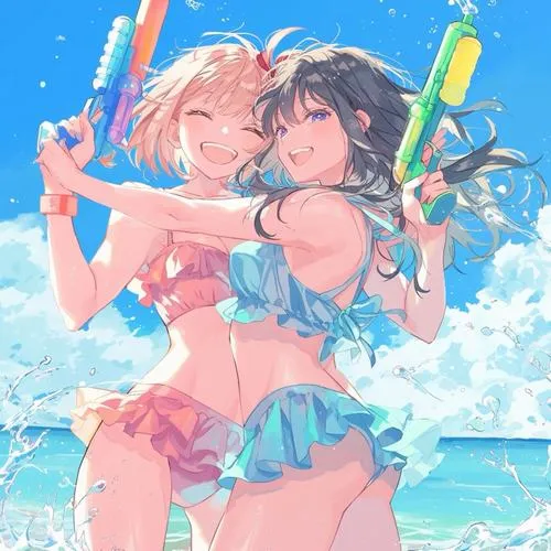 Anime girl quyến rũ với đôi mắt tạo rung động nhẹ