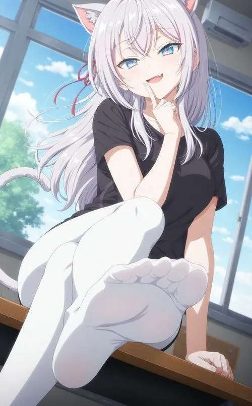 Anime girl mặc bikini tạo cảm giác mùa hè đẹp