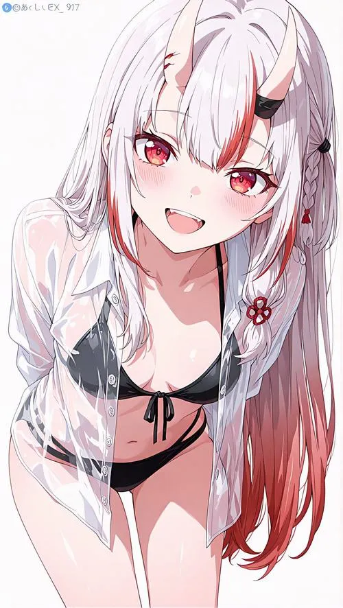 Gái anime gợi cảm khoe đường cong dưới ánh nắng hè