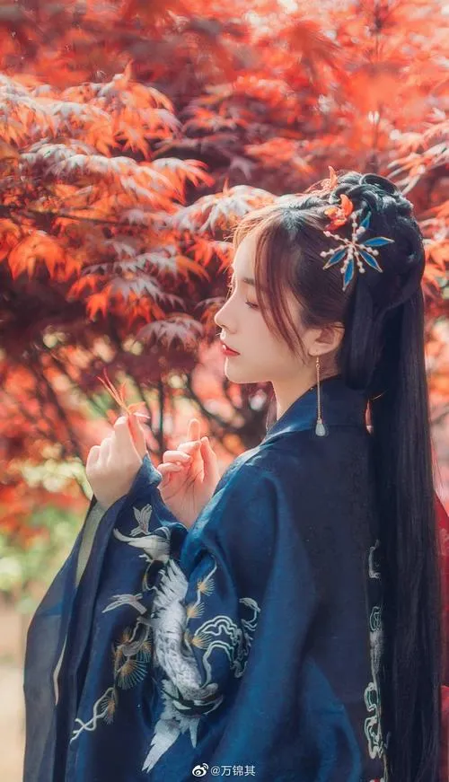 Mỹ nhân cổ trang nổi bật trang phục truyền thống uyển chuyển