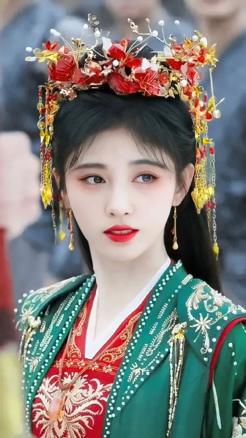 Mỹ nhân cổ phong hòa cùng ánh sáng nghệ thuật mềm mại