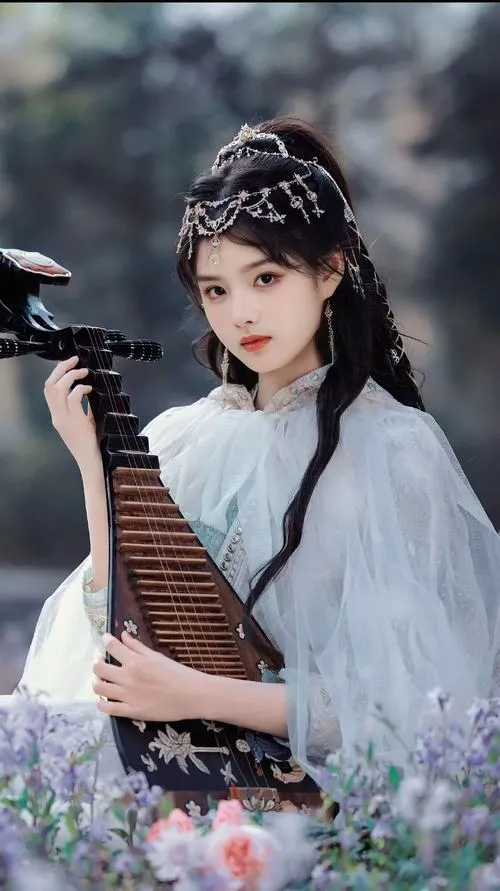 Ảnh cổ trang khắc họa mỹ nhân Hoa ngữ nền nã