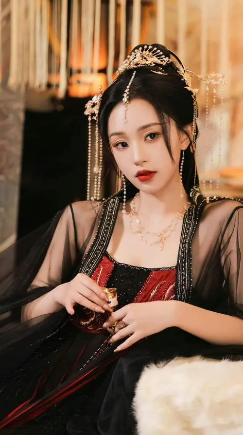 Ảnh mỹ nhân cổ phong thể hiện nữ tính dịu dàng