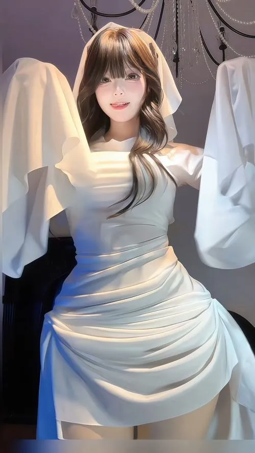 Bộ trang phục cosplay gồm trang phục tôn vòng một