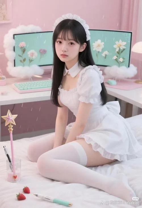 Vẻ gái xinh hóa thân thành y tá giữa bối cảnh phòng khám dịu dàng