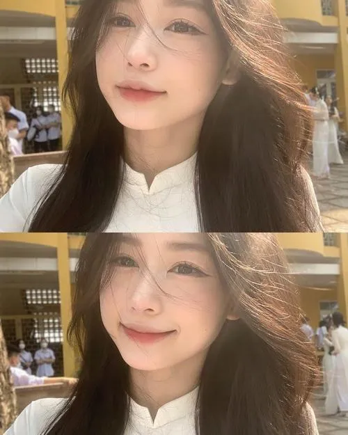 Gái xinh học đường mang cảm giác gần gũi dịu nhẹ