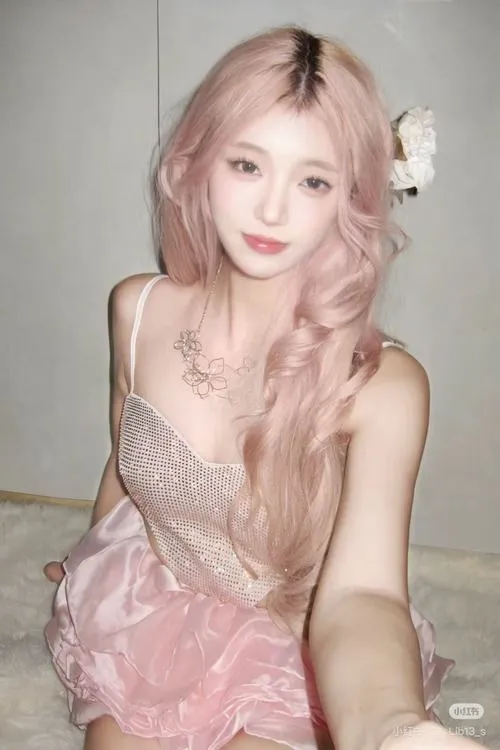 Mềm mại vẽ outfit gồm áo và váy hồng pastel dịu