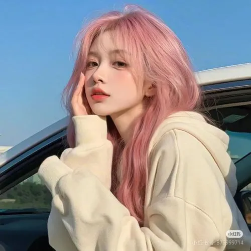 Ảnh gái xinh đồ pinky nhìn thôi đã thấy lòng dịu lại