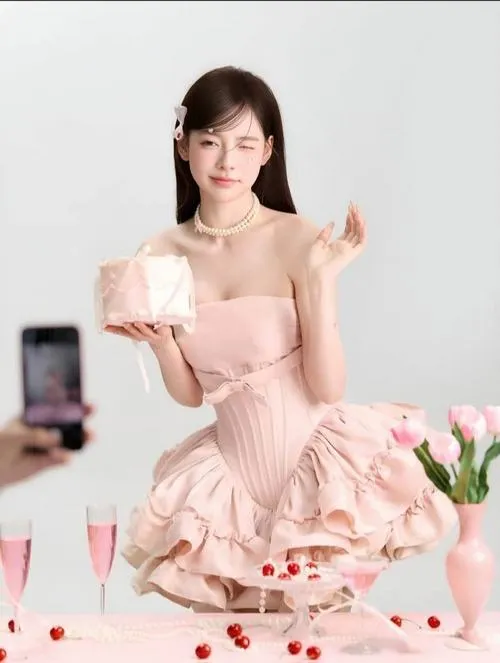 Gái xinh chọn đồ pinky tạo cảm giác ngọt như kẹo tan
